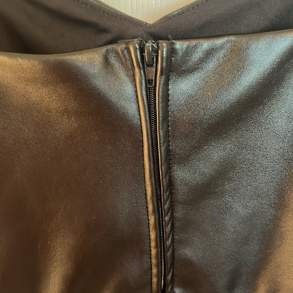 NWT Speechless Faux Leather Tulle Dress - Picture 6 of 9